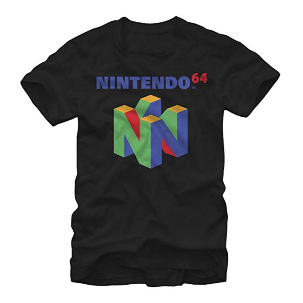 Nintendo 64 Classic Logo Retro Vintage Graphic Tee